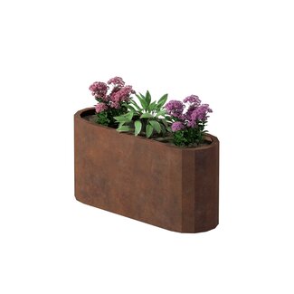 Stalen plantenbak Como cortenstaal | 120x40x60 cm