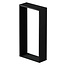 Gepoedercoat haardhout opslag | op maat | 40 cm diep