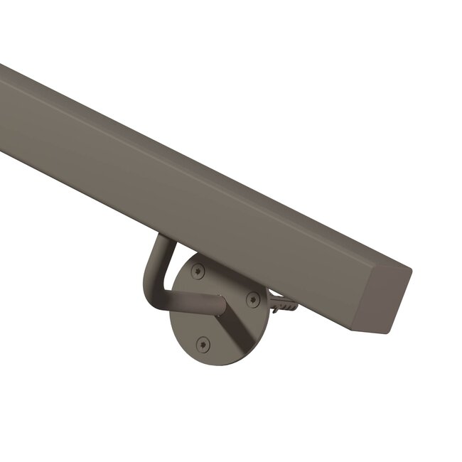 Stalen trapleuning vierkant Putten