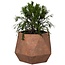 Stalen plantenbak Ferro cortenstaal | Met bodem | Ø 50x40 cm