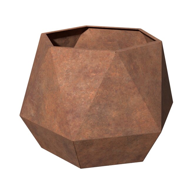 Stalen plantenbak Ferro cortenstaal | Met bodem | Ø 50x40 cm