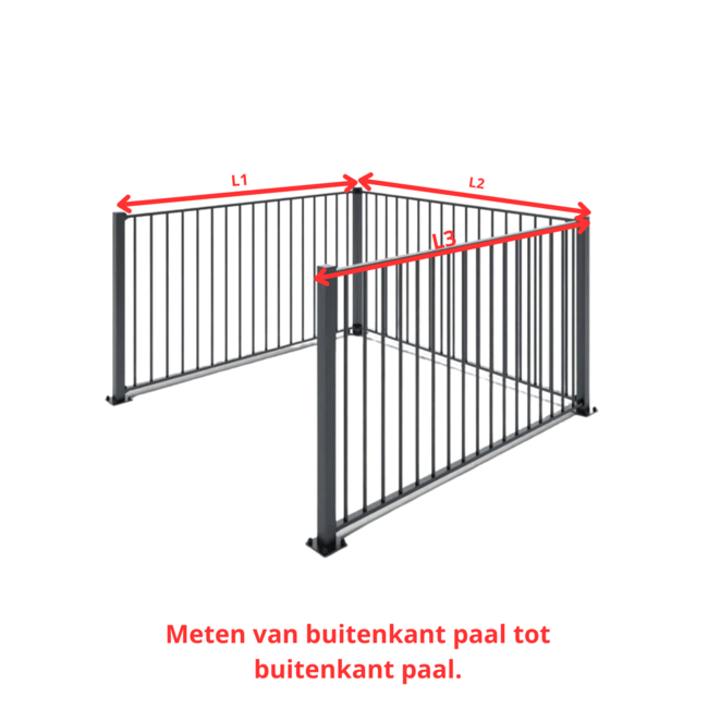 Balustrade Almere | U-vorm