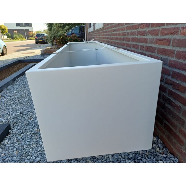 Stalen plantenbak gepoedercoat rechthoek- op maat | Premium