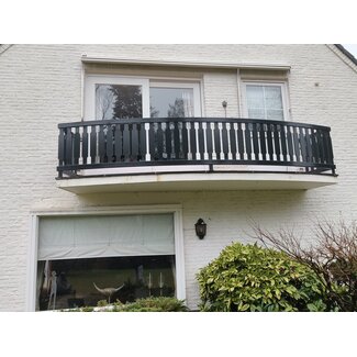 Balkon balustrade getoogd