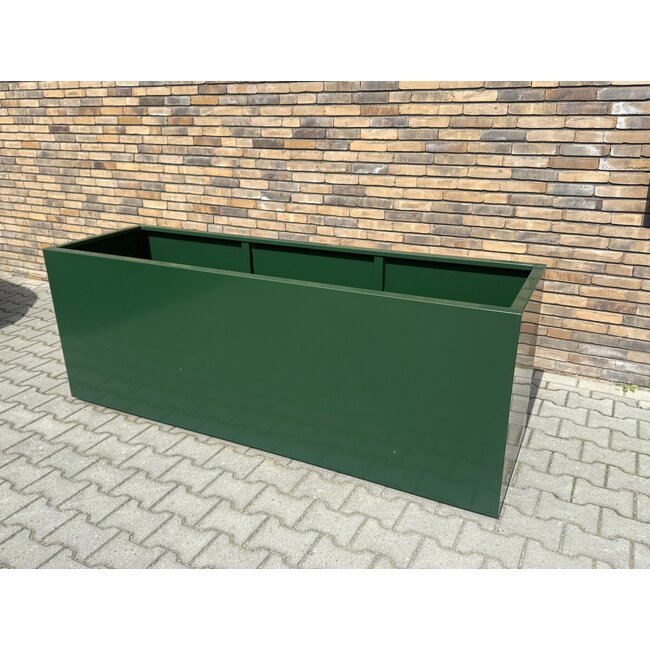 Stalen plantenbak gecoat vierkant - op maat