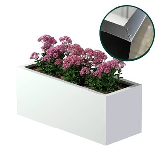 Stalen plantenbak gecoat - 100x40x40 cm | Standaard