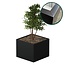 Stalen plantenbak gecoat vierkant - 100x100x80 | Standaard