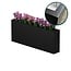 Stalen plantenbak gecoat rechthoek - 200x30x80 cm | Standaard