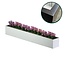 Stalen plantenbak gecoat rechthoek - 350x50x50 cm | Standaard