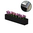 Stalen plantenbak gecoat rechthoek - 200x40x40 cm | Standaard