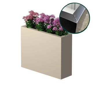 Stalen plantenbak gecoat - 100x30x80 cm | Standaard