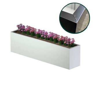 Stalen plantenbak gecoat - 300x60x80 cm | Standaard