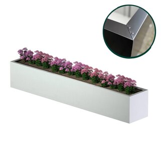 Stalen plantenbak gecoat - 350x60x60 cm | Standaard