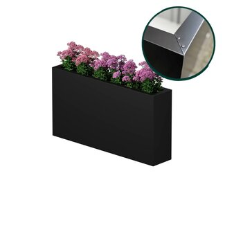 Stalen plantenbak gecoat - 150x30x80 cm | Standaard