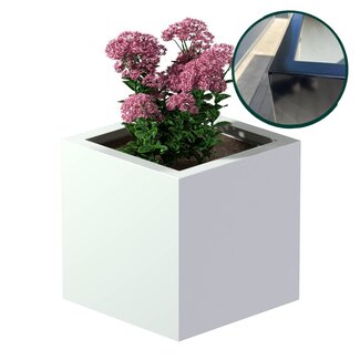 Stalen plantenbak gepoedercoat 40x40x40 cm | Premium