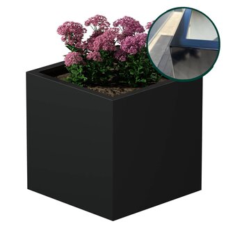 Stalen plantenbak gepoedercoat 60x60x60 cm | Premium