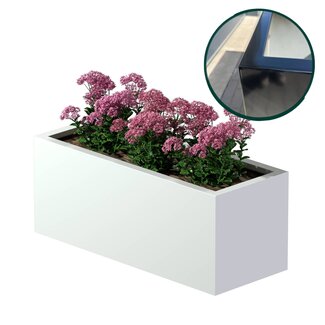 Stalen plantenbak gepoedercoat 40x100x40 cm | Premium