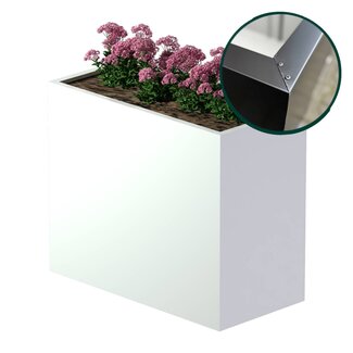 Stalen plantenbak gecoat vierkant - 120x60x100 cm | Standaard