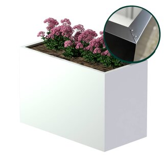 Stalen plantenbak gecoat vierkant - 120x60x80 cm | Standaard