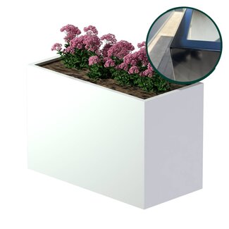 Stalen plantenbak gepoedercoat 120x60x80 cm | Premium