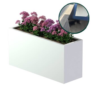 Stalen plantenbak gepoedercoat 120x40x60 cm | Premium