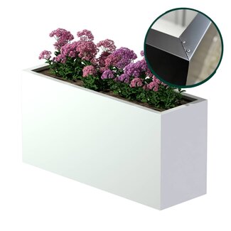 Stalen plantenbak gecoat vierkant - 120x40x60 cm | Standaard