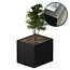 Stalen plantenbak gecoat vierkant - 120x100x100 cm | Standaard