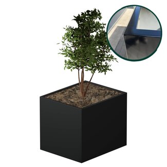 Stalen plantenbak gepoedercoat 120x100x100 cm | Premium