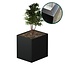 Stalen plantenbak gecoat vierkant - 120x100x120 cm | Standaard