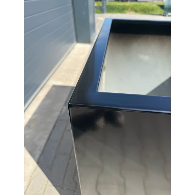 Stalen plantenbak gepoedercoat rechthoek 120x100x120 cm | Premium