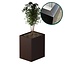 Stalen plantenbak gecoat vierkant - 80x100x120 cm | Standaard