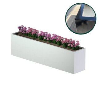 Stalen plantenbak gepoedercoat 300x60x80 cm | Premium