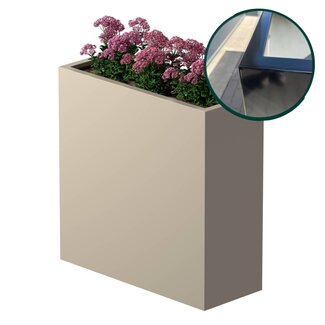 Stalen plantenbak gepoedercoat 40x100x100 cm | Premium