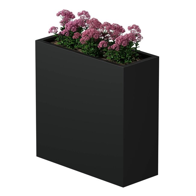 Stalen plantenbak gepoedercoat rechthoek 40x100x120 cm | Premium