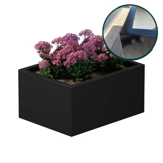 Stalen plantenbak gepoedercoat 60x80x40 cm | Premium