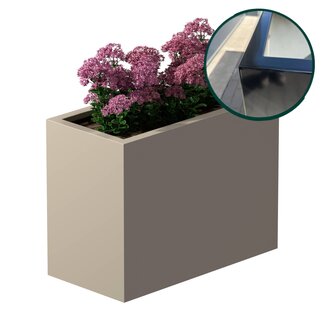 Stalen plantenbak gepoedercoat 40x80x60 cm | Premium