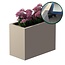 Stalen plantenbak gepoedercoat rechthoek 40x80x60 cm | Premium