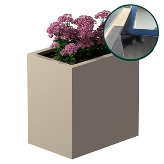 Stalen plantenbak gepoedercoat 40x60x60 cm | Premium