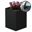 Stalen plantenbak gepoedercoat vierkant 60x60x80 cm | Premium