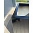 Stalen plantenbak gepoedercoat vierkant 40x40x80 cm | Premium
