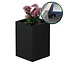Stalen plantenbak gepoedercoat vierkant 40x40x60 cm | Premium