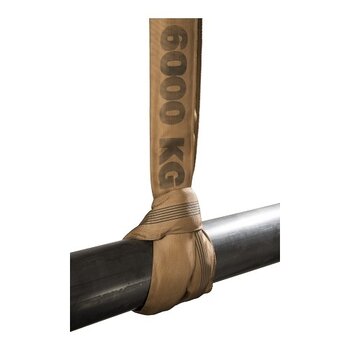 SafetyLoad Rondstrop bruin, 6 ton SafetyLoad Rondstrop bruin, 6 ton