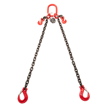 SafetyLoad Ketting 2-sprong met klep- en inkorthaken, Ø 10 mm SafetyLoad Ketting 2-sprong met klep- en inkorthaken, Ø 10 mm