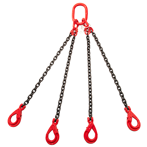 SafetyLoad Ketting 4-sprong met veiligheidshaken, Ø 8 mm SafetyLoad SafetyLoad Ketting 4-sprong met veiligheidshaken, Ø 8 mm