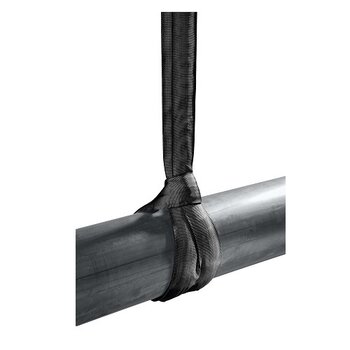 Rondstrop zwart werklengte 1 meter, 1 ton Rondstrop zwart werklengte 1 meter, 1 ton
