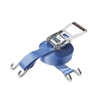 Complete spanband - Wijde haak - 9 meter - 50 mm - 5.000 kg Complete spanband - Wijde haak - 9 meter - 50 mm - 5.000 kg