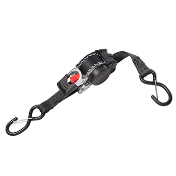 Automatische spanband met borging in de s-haak - 3 meter - 25 mm - 600 kg