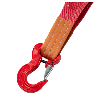 Hijsband met haak rood - 5 meter - 150 mm - 5 ton