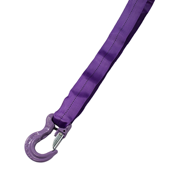 Rondstrop met haak paars - 6 meter - 1 ton