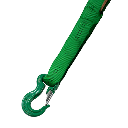 Rondstrop met haak groen - 3 meter - 2 ton SafetyLoad Rondstrop met haak groen - 3 meter - 2 ton